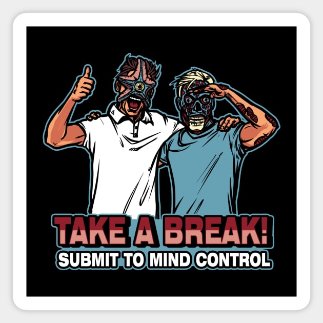 Take a Break Sticker by AndreusD